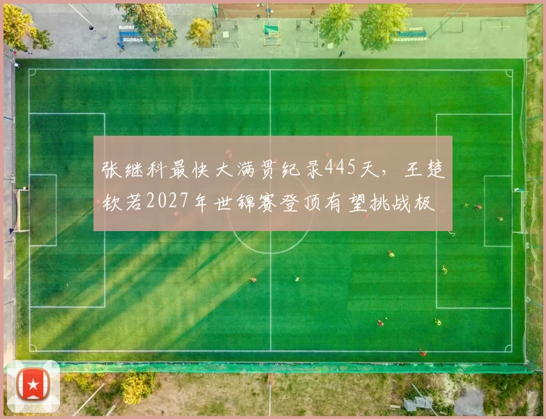 张继科最快大满贯纪录445天,王楚钦若2027年世锦赛登顶有望挑战极限